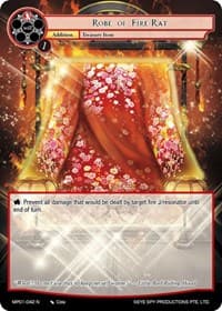 Robe of Fire-Rat - Masterpiece "Pilgrim-Memories" - Force of Will card