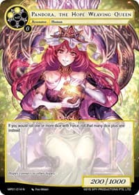 Pandora, the Hope Weaving Queen - Masterpiece "Pilgrim-Memories" - Force of Will card