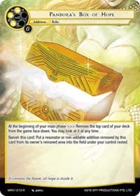 Pandora's Box of Hope - Masterpiece "Pilgrim-Memories" - Force of Will card