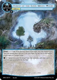 Forest of the Lost, Misty Woods - Masterpiece "Pilgrim-Memories" - Force of Will card