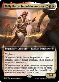 Nelly Borca, Impulsive Accuser (Extended Art) - Commander: Murders at Karlov Manor - Magic: The Gathering card