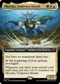 Morska, Undersea Sleuth (Extended Art) - Commander: Murders at Karlov Manor - Magic: The Gathering card