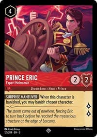 Prince Eric - Expert Helmsman - Into the Inklands - Disney Lorcana card
