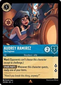 Audrey Ramirez - The Engineer - Into the Inklands - Disney Lorcana card