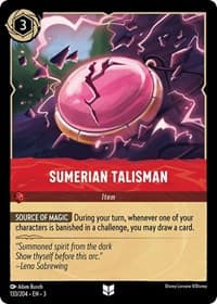 Sumerian Talisman - Into the Inklands - Disney Lorcana card