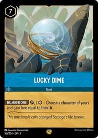 Lucky Dime - Into the Inklands - Disney Lorcana card