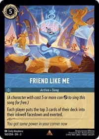 Friend Like Me - Into the Inklands - Disney Lorcana card