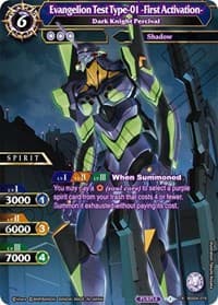 Evangelion Test Type-01 -First Activation- - Dark Knight Percival - Savior of Chaos - Battle Spirits Saga card