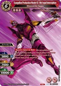 Evangelion Production Model-02 -8th Angel Interception- - Dinocarrier Apato - Savior of Chaos - Battle Spirits Saga card