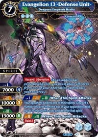 Evangelion 13 -Defense Unit- - Deepsea Emperor Hydra - Savior of Chaos - Battle Spirits Saga card