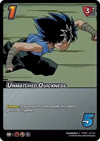 Unmatched Quickness - Yu Yu Hakusho: Dark Tournament - UniVersus card