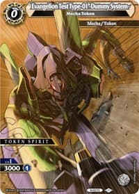 Evangelion Test Type-01 -Dummy System- // Rei - Mecha Token - Savior of Chaos - Battle Spirits Saga card