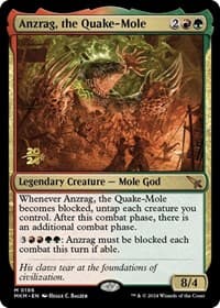 Anzrag, the Quake-Mole - Prerelease Cards - Magic: The Gathering card