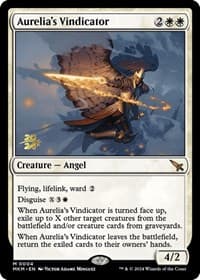 Aurelia's Vindicator - Prerelease Cards - Magic: The Gathering card