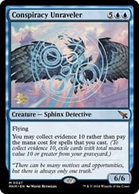 Conspiracy Unraveler - Prerelease Cards - Magic: The Gathering card
