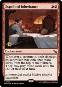 Expedited Inheritance - Prerelease Cards - Magic: The Gathering card
