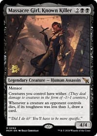 Massacre Girl, Known Killer - Prerelease Cards - Magic: The Gathering card