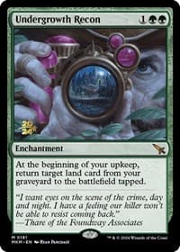 Undergrowth Recon - Prerelease Cards - Magic: The Gathering card