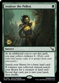 Analyze the Pollen - Prerelease Cards - Magic: The Gathering card
