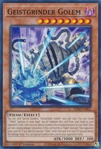 Geistgrinder Golem - Phantom Nightmare - YuGiOh card
