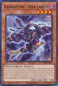 Raidraptor - Noir Lanius - Phantom Nightmare - YuGiOh card