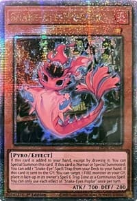 Snake-Eyes Poplar (Quarter Century Secret Rare) - Phantom Nightmare - YuGiOh card