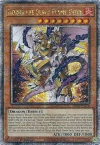 Horus the Black Flame Deity (Quarter Century Secret Rare) - Phantom Nightmare - YuGiOh card