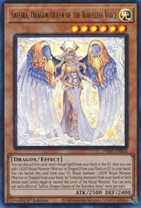 Saffira, Dragon Queen of the Voiceless Voice - Phantom Nightmare - YuGiOh card