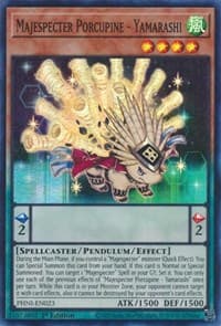 Majespecter Porcupine - Yamarashi - Phantom Nightmare - YuGiOh card