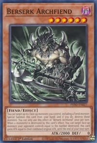 Berserk Archfiend - Phantom Nightmare - YuGiOh card