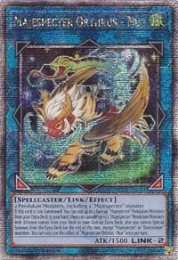 Majespecter Orthrus - Nue (Quarter Century Secret Rare) - Phantom Nightmare - YuGiOh card