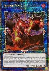 Promethean Princess, Bestower of Flames (Quarter Century Secret Rare) - Phantom Nightmare - YuGiOh card