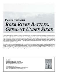 Panzer Grenadier: Roer River Battles Supplement Book - Avalanche Press LTD - Boardgames card