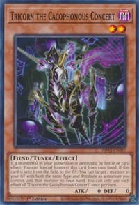 Tricorn the Cacophonous Concert - Phantom Nightmare - YuGiOh card