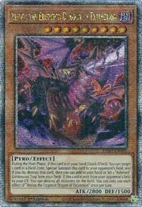 Veidos the Eruption Dragon of Extinction (Quarter Century Secret Rare) - Phantom Nightmare - YuGiOh card