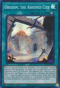 Obsidim, the Ashened City - Phantom Nightmare - YuGiOh card