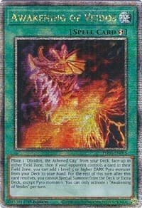 Awakening of Veidos (Quarter Century Secret Rare) - Phantom Nightmare - YuGiOh card