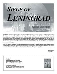 Panzer Grenadier: Siege of Leningrad Supplement Book - Avalanche Press LTD - Boardgames card