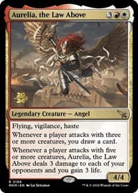 Aurelia, the Law Above - Prerelease Cards - Magic: The Gathering card