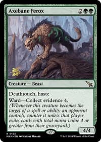 Axebane Ferox - Prerelease Cards - Magic: The Gathering card