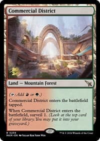 Commercial District - Prerelease Cards - Magic: The Gathering card