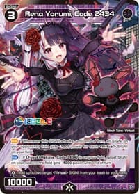 Rena Yorumi, Code 2434 - Collab Booster: Nijisanji Diva - WIXOSS card