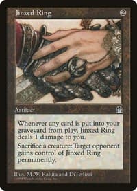 Jinxed Ring - Stronghold - Magic: The Gathering card