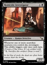 Homicide Investigator - Prerelease Cards - Magic: The Gathering card