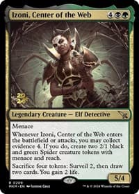 Izoni, Center of the Web - Prerelease Cards - Magic: The Gathering card