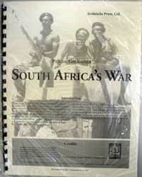 Panzer Grenadier: South Africa's War Supplement Book - Avalanche Press LTD - Boardgames card