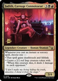 Judith, Carnage Connoisseur - Prerelease Cards - Magic: The Gathering card