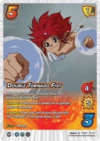 Double Tornado Fist - Yu Yu Hakusho: Dark Tournament - UniVersus card