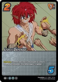 Lively Defense - Yu Yu Hakusho: Dark Tournament - UniVersus card