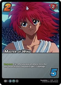 Master of Wind - Yu Yu Hakusho: Dark Tournament - UniVersus card